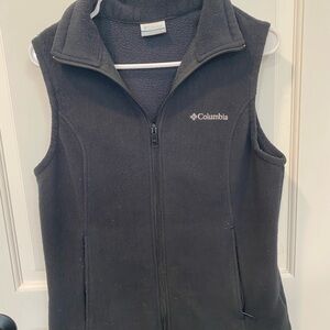 Columbia Black Fleece Vest